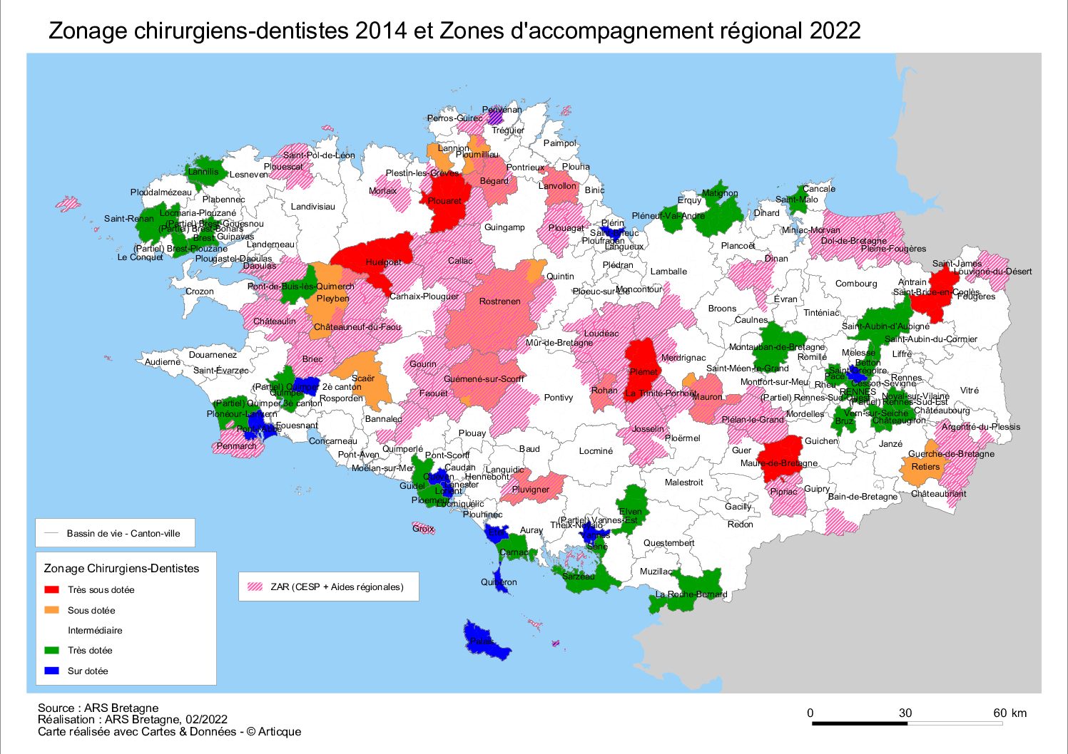 Zonage des chirurgiens-dentistes libéraux