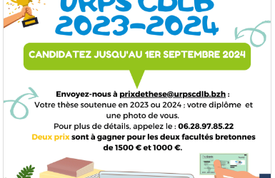 Lancement du Prix de Thèse URPS 2023/2024