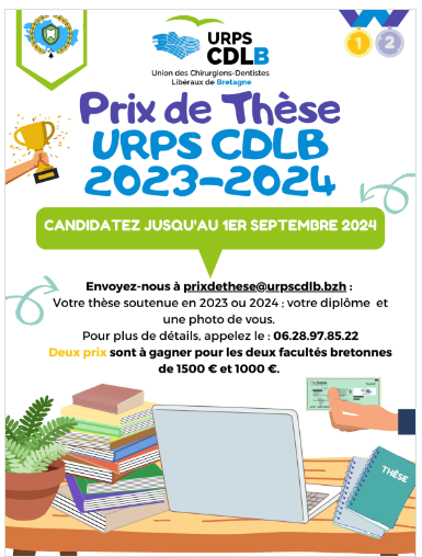 Lancement du Prix de Thèse URPS 2023/2024