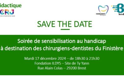 Soirée de sensibilisation au handicap à destination des chirurgiens-dentistes du Finistère